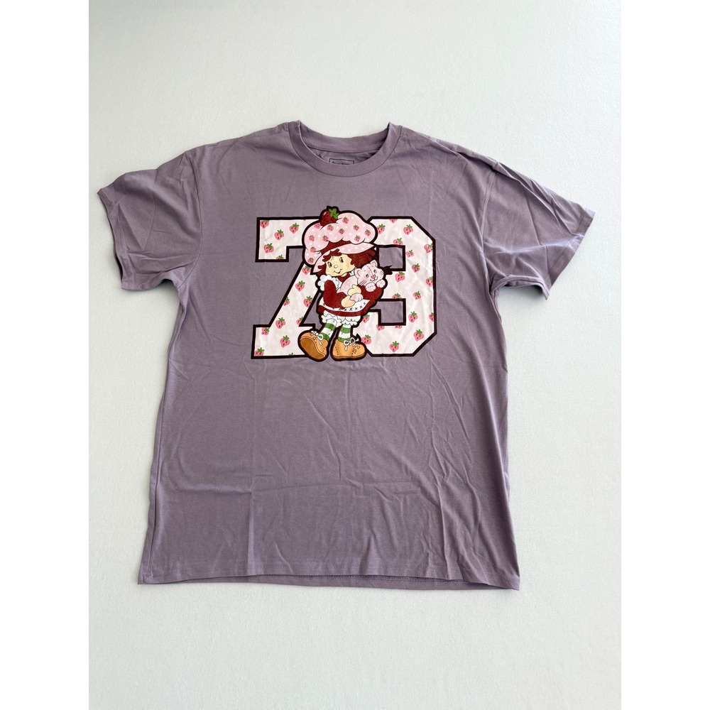 Strawberry Shortcake Graphic T-Shirt Large Lilac